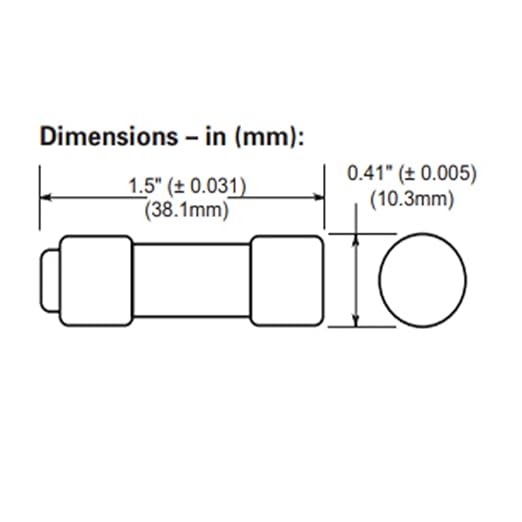 FNQ-R-10A Class CC Current Limiting Fuse FNQ-R-10 FNQ-R-10A FNQ-R 10A 600Vac Time Delay Fuse Pack of 5