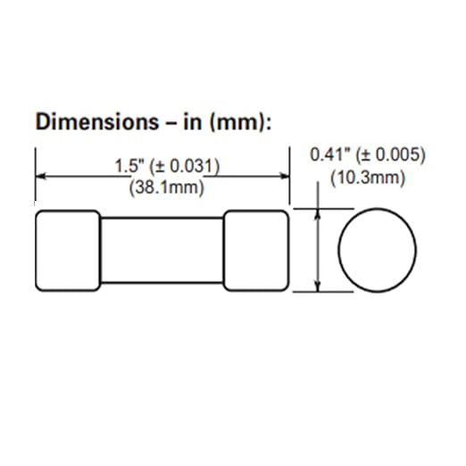 KTK 30A Fast Acting Fuse Cartridge Fuses KTK-30 KTK-30A 600Vac Pack of 5